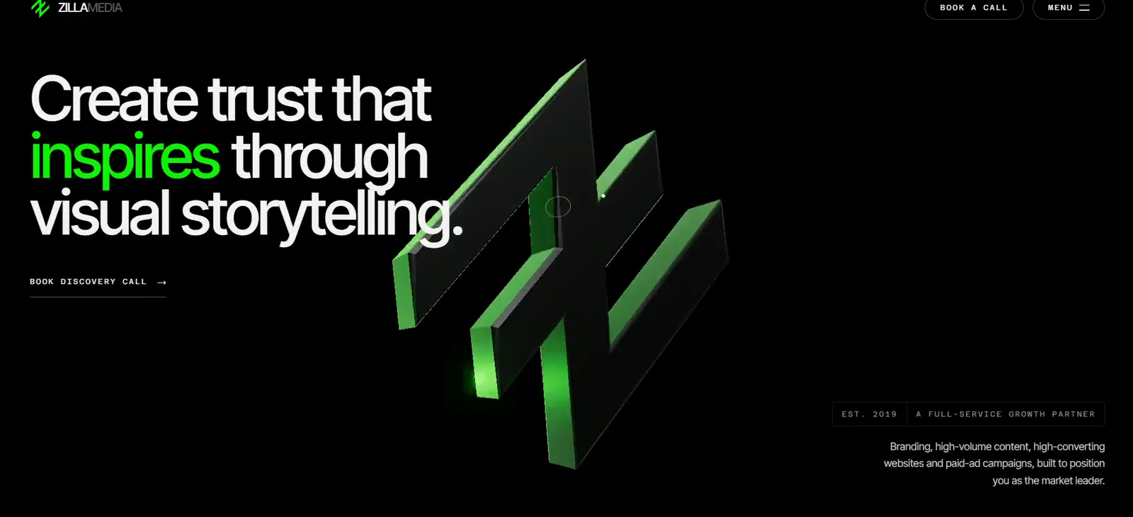 The Zilla Media website