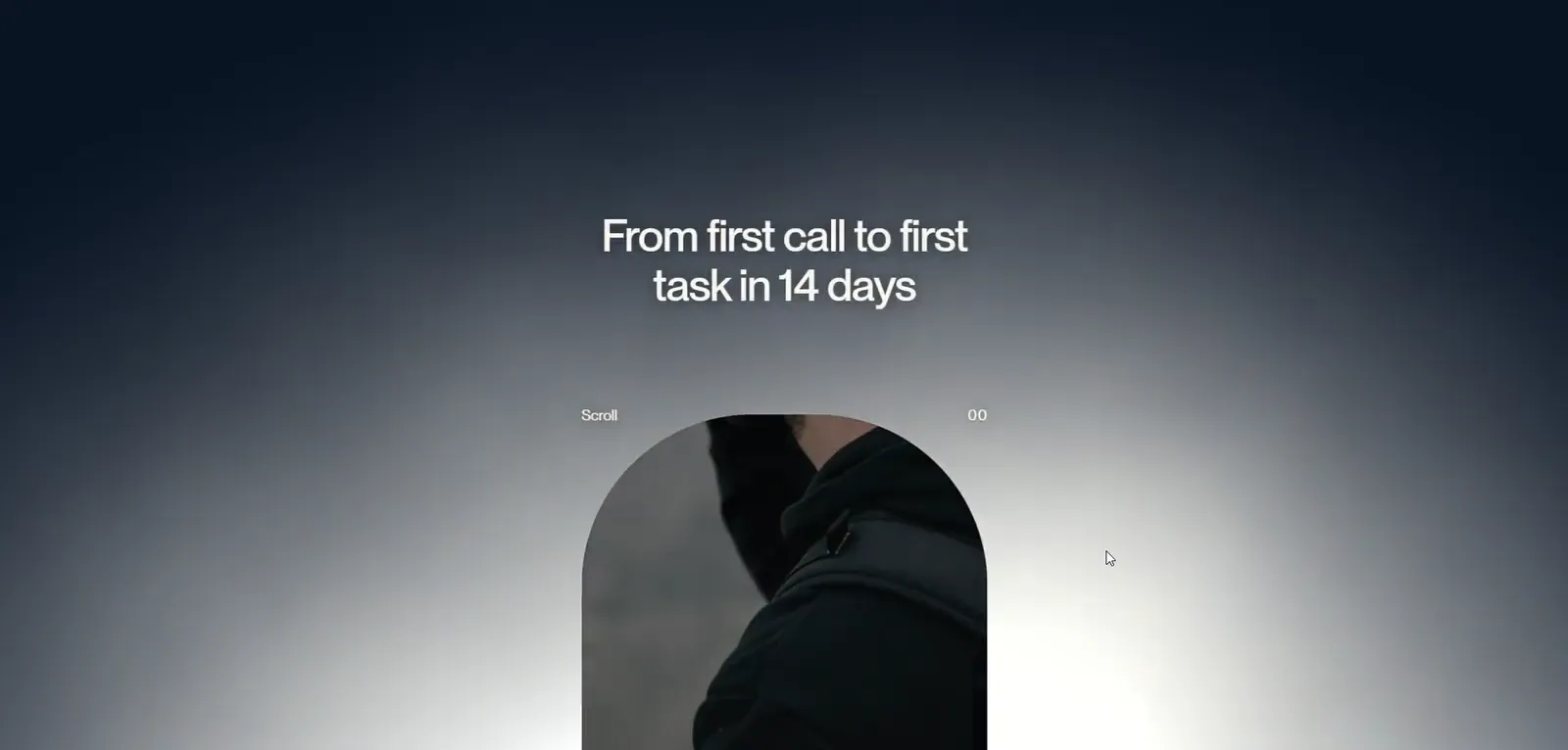 From first call to first task in 14 days, a section of the One Virtual Global site